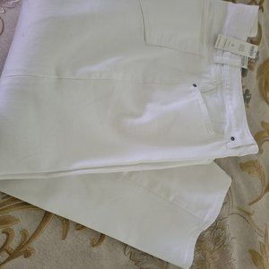 Chico's white crop jeans Sz 3